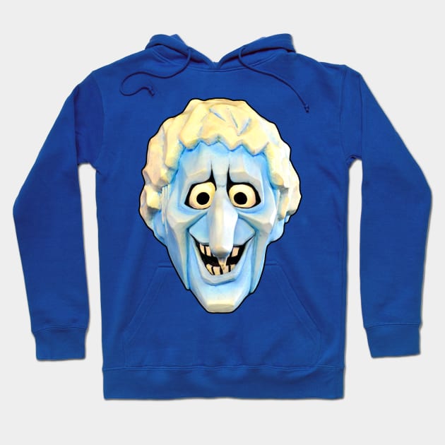 Snow Miser Face Hoodie by Pop Fan Shop